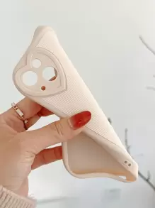Textured Phone Case Compatible With IPhone 11,IPhone 13,IPhone 14 Pro Max - Beige - View 2