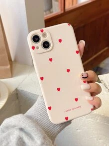 Heart Pattern Phone Case - Multicolor - View 2