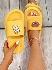 Trang trình bày Nữ Hoạt hình - Màu vàng - Xem 1