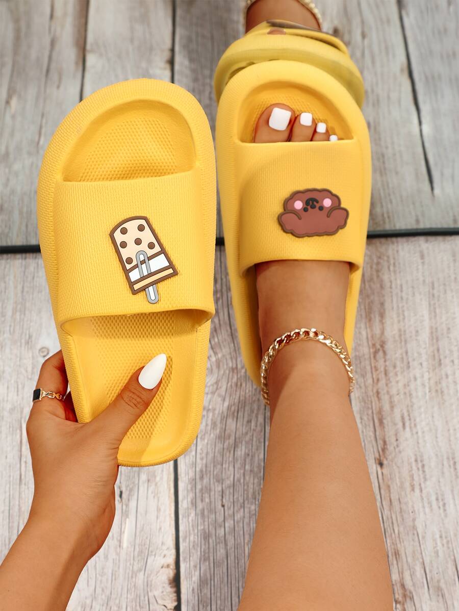 Trang trình bày Nữ Hoạt hình - Màu vàng - Xem 1