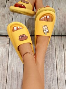 Trang trình bày Nữ Hoạt hình - Màu vàng - Xem 3