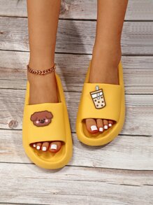 Trang trình bày Nữ Hoạt hình - Màu vàng - Xem 4