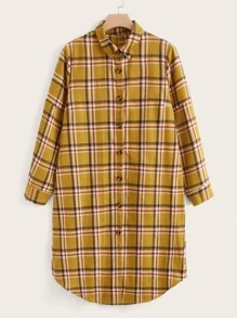 Hơn Áo sơ mi In kẻ sọc Kiểu Dài - Nhiều màu - Xem 1