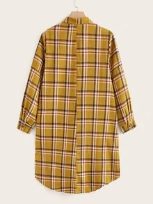 Hơn Áo sơ mi In kẻ sọc Kiểu Dài - Nhiều màu - Xem 2