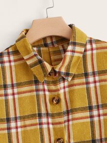 Hơn Áo sơ mi In kẻ sọc Kiểu Dài - Nhiều màu - Xem 4