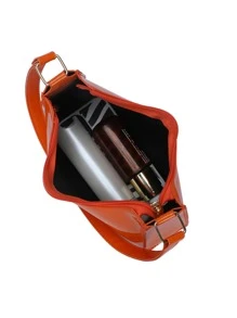 Artificial Patent Leather Bag - Red - View 4