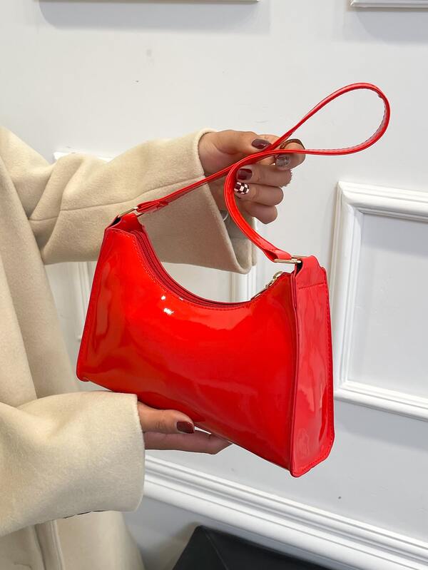 Artificial Patent Leather Bag