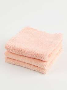 2pcs Solid Color Cleaning Rag - Pink - View 1