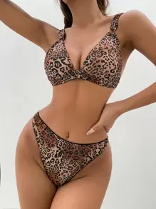 Set de lencería de leopardo - Multicolor - Ver 5