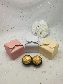 10pcs Heart Decor Random Color Candy Box - Multicolor - View 2