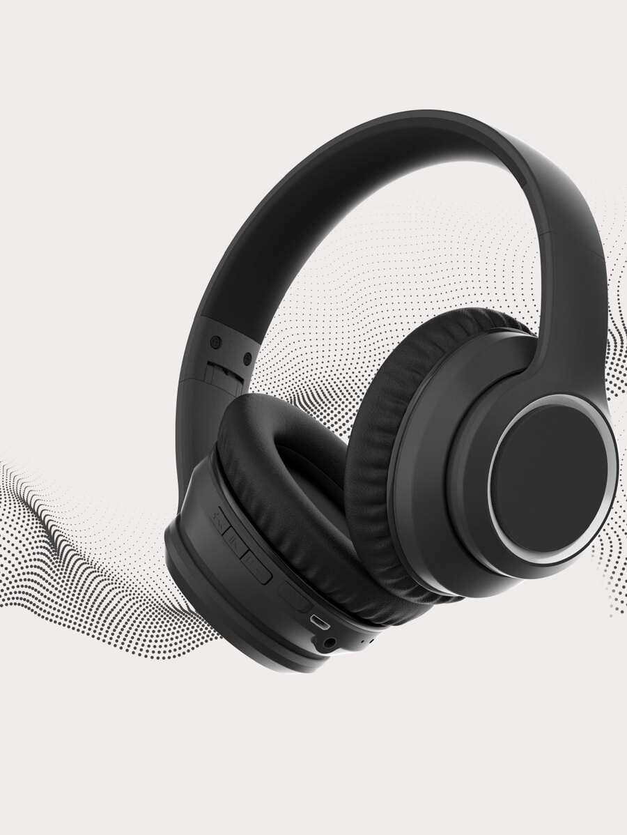 Active Noise-Proof Wireless Headset - Black - View 1