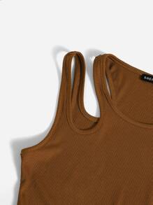 Muchica 4 piezas Body unicolor tejido de canalé - Multicolor - Ver 5