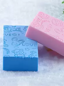 1pc Random Color Exfoliating Sponge - Multicolor - View 1