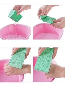 1pc Random Color Exfoliating Sponge - Multicolor - View 6