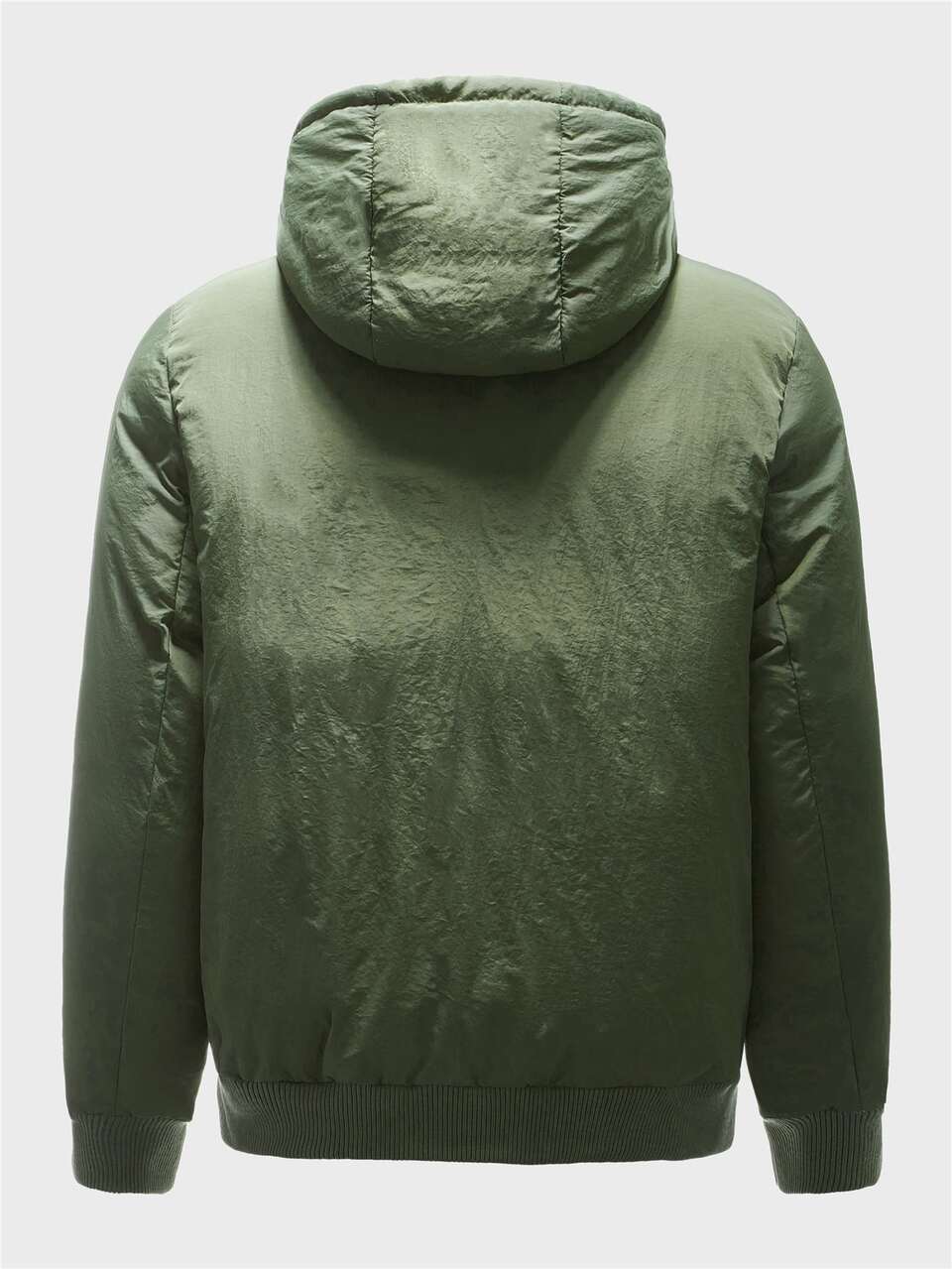 Men's Loose Drawstring Detail Winter Coat