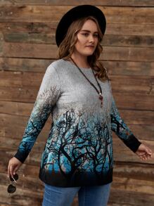 EMERY ROSE 休閒植物大碼T恤 - 彩色 - 查看 5