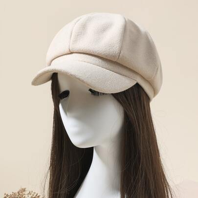 Solid Baker Boy Cap