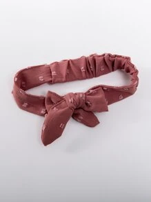 嬰兒圓點荷葉邊上衣和緊身打底褲和髮箍