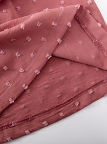 嬰兒圓點荷葉邊上衣和緊身打底褲和髮箍