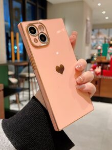 Funda para móvil con patrón de corazón - Multicolor - Ver 2