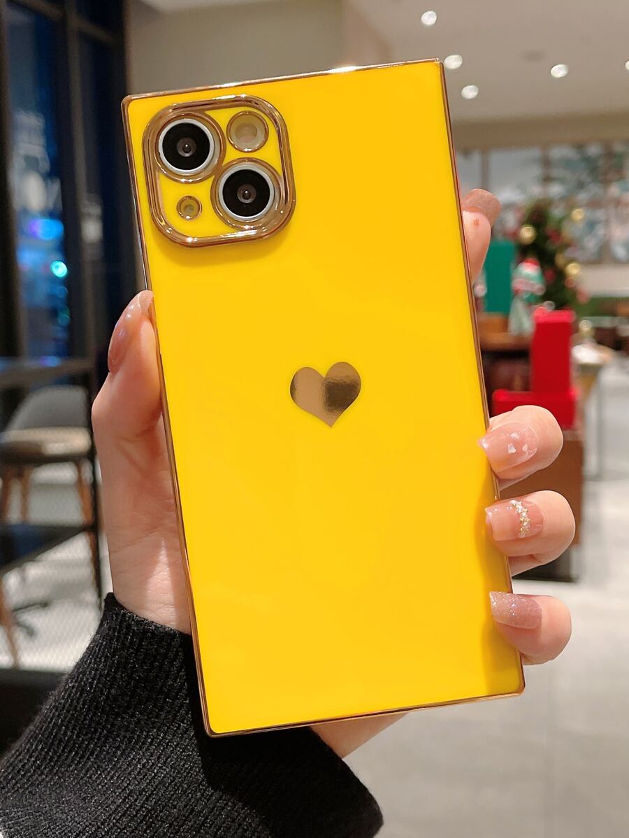 愛心圖案手機外殼 - 彩色 - 查看 1