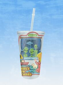 Stevenrhodes Alien Print Tumbler - Multicolor - View 1