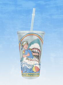 Stevenrhodes Shark Boy Print Tumbler - Multicolor - View 2