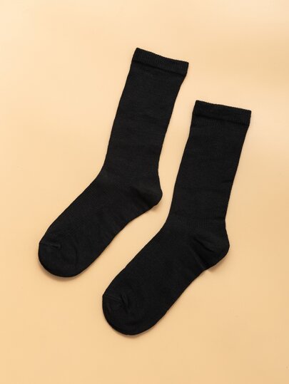 1 Pair Women's Slouchy Socks, Casual & Business Matching Daily/Outdoor Wear, Versatile, Fall