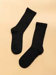 1 Pair Women's Slouchy Socks, Casual & Business Matching Daily/Outdoor Wear, Versatile