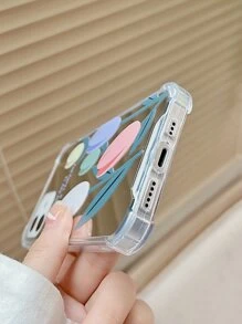 鬱金香繪畫鏡子手機外殼 - 彩色 - 查看 3