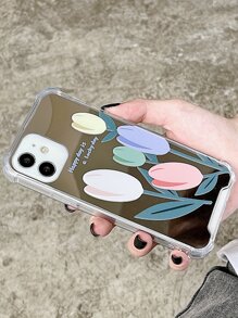 鬱金香繪畫鏡子手機外殼 - 彩色 - 查看 7