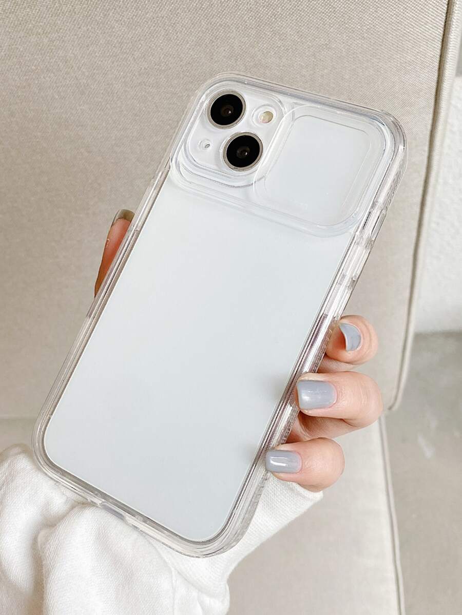 Ốp lưng trong suốt ốp lưng camera - Trong sáng - Xem 1