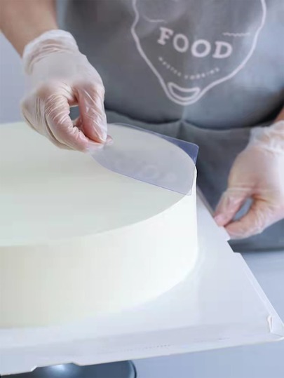 5pcs, Cake Scrapers - Transparent Plastic Curved Soft Scrapers for DIY Baking and Cake Making - Kitchen Gadgets and Accessories