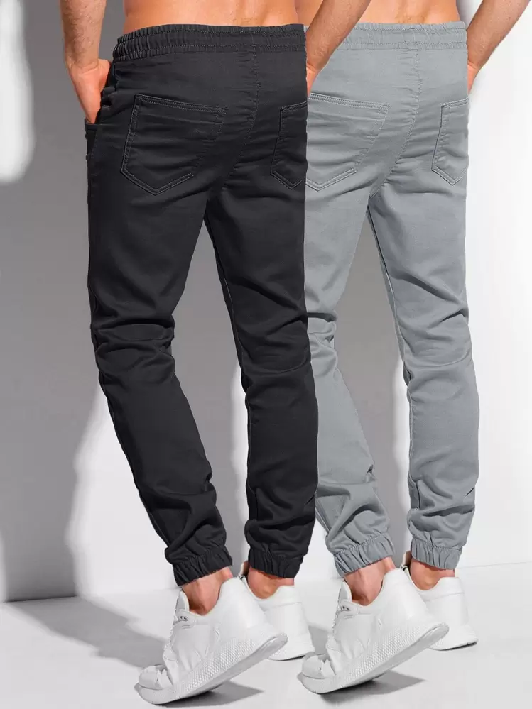 Manfinity Men 2pcs Slant Pockets Drawstring Waist Joggers - Multicolor - View 2