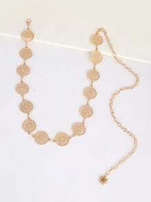 เข็มขัดโซ่ธรรมดา - สีทอง - ดู 4