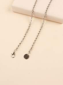Round Charm Waist Chain Belt - Gold - View 4