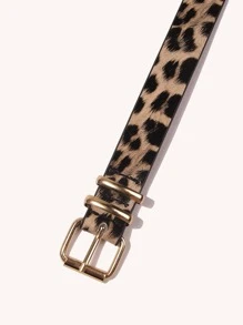 Thắt lưng kim loại khóa da báo - Nhiều màu - Xem 3