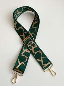 Allover Đồ Họa Dây Túi Túi Phụ Kiện DIY Phụ Kiện Dây Đeo Vai Có Thể Điều Chỉnh Quà Tặng Trang Trí Quà Tặng Phụ Kiện - Màu xanh lá cây đậm - Xem 1