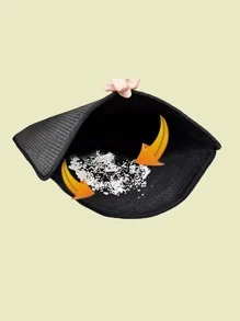 1pc Waterproof Pet Cat Litter Mat Double Layer Pet Mat, Non-slip Sand Cat Pad, Washable Bed Mat, Clean Pad - Black - View 5