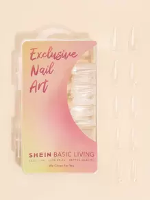 SHEIN BASIC LIVING 180 şeffaf takma tırnak - Trong sáng - Xem 5