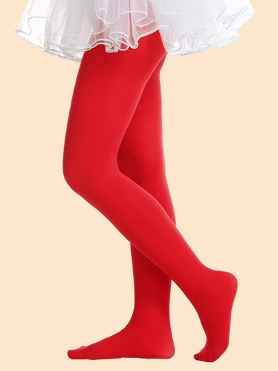 儿童彩色紧身裤、连裤袜和舞蹈袜