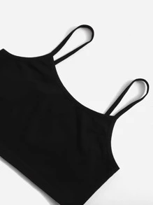 SHEIN Áo nỉ in chữ cho bé gái tuổi teen kèm áo hai dây - Nhiều màu - Xem 3