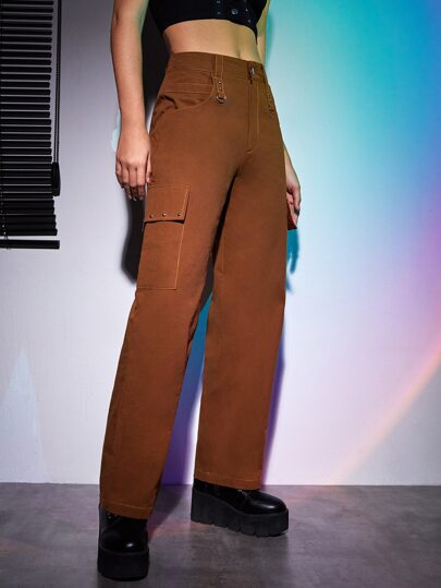 Flap Pocket Cargo Pants