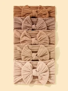 5pcs Baby Bow Decor Headband - Multicolor - View 1