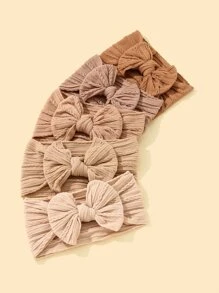 5pcs Baby Bow Decor Headband - Multicolor - View 4