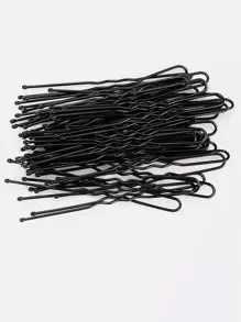 U Shaped Hair Pins, Bobbypin, Hair Braiding Tool, 100pcs Ladies Hair Bun Hairpin, With Storage Box, (2.4Inches), (Black), Hair Rollers, Heatless Curls, Hair Curler, Hair Products And Accessories For Barber Salon Beauty Back To School, Travel Holiday Essentials, Hair Accessories For Women, Hair Curlers, Curly Hair Products, Curler, Rollers For Hairdressing Equipment,Curly Hair,Hair Rollers,Hair Curler,Heatless Curl,Heatless Curls,Hair Curlers,Rollers,Hair Curl,Rollers For Hair,Curly Hair Tools,Hair Rollers,Hair Roller,Curls Diffuser,Hair,Travel,Hair Products,Hair Tools,Hair Stuff,Barber,Barber Accessories,Barbershop,Hairdressing Equipment - Black - View 2