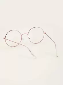 Gafas con lentes redondos - transparente - Ver 6