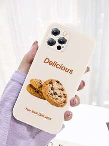 Cookie Pattern Phone Case - Multicolor - View 1