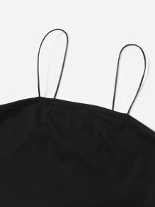 SHEIN Teen Girls Crop Cami Top And Floral Skirt Set - Multicolor - View 3