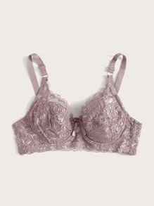 蕾絲有鋼圈胸罩內衣